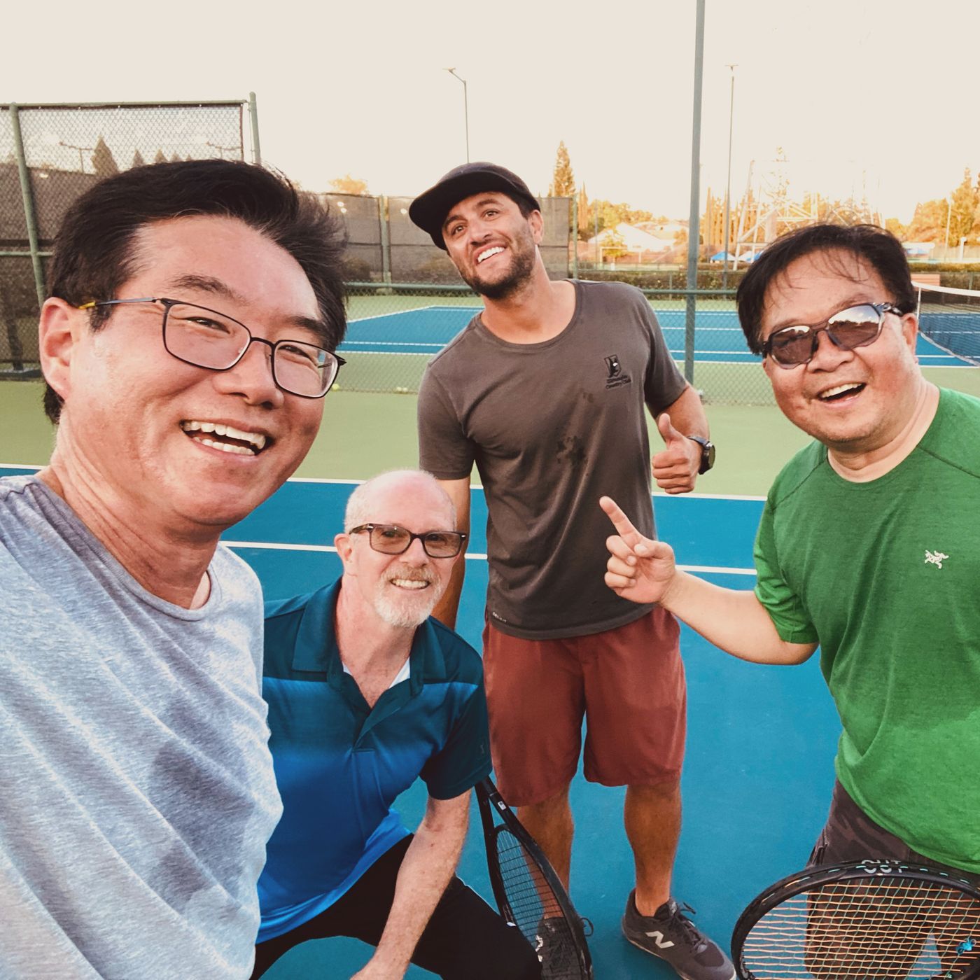 On court