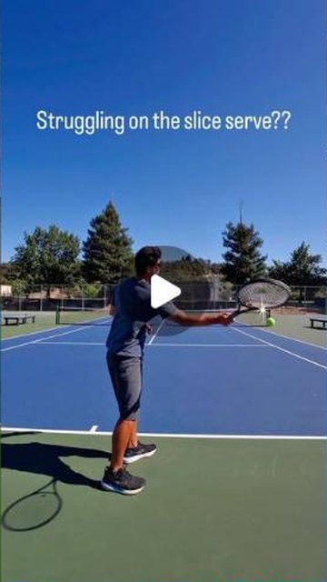 Struggling on the slice serve? Underhand slice feed, continental grip, work the toss.